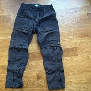 Aime Leon Dore Black Nylon Cargo Pants